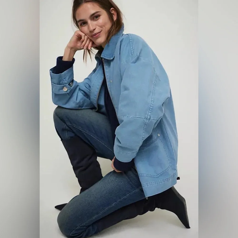 NWT Free People Easy That Canvas Barn Jacket - Picture 3 of 9